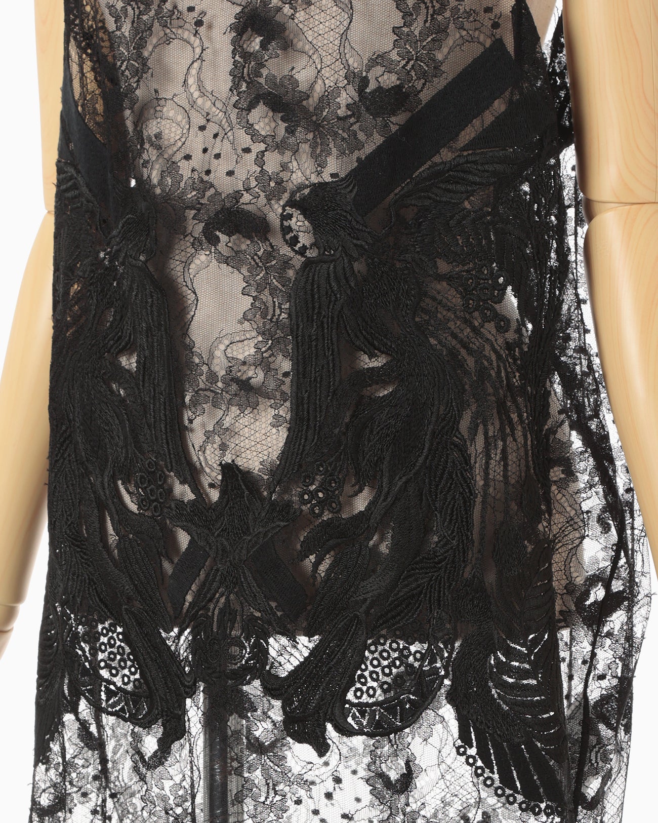 Riverlace Camisole Dress - black - Mame Kurogouchi