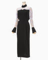 Riverlace Sleeve Classic Dress - black