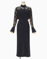 Riverlace Sleeve Classic Dress - navy