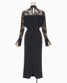 Riverlace Sleeve Classic Dress - navy