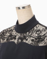 Riverlace Sleeve Classic Dress - navy