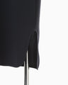 Tulle Lace Sleeve Classic Dress - navy