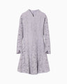 Raschel Lace Flare Dress - purple