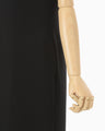 Triacetate Polyester Sleeveless Dress - black