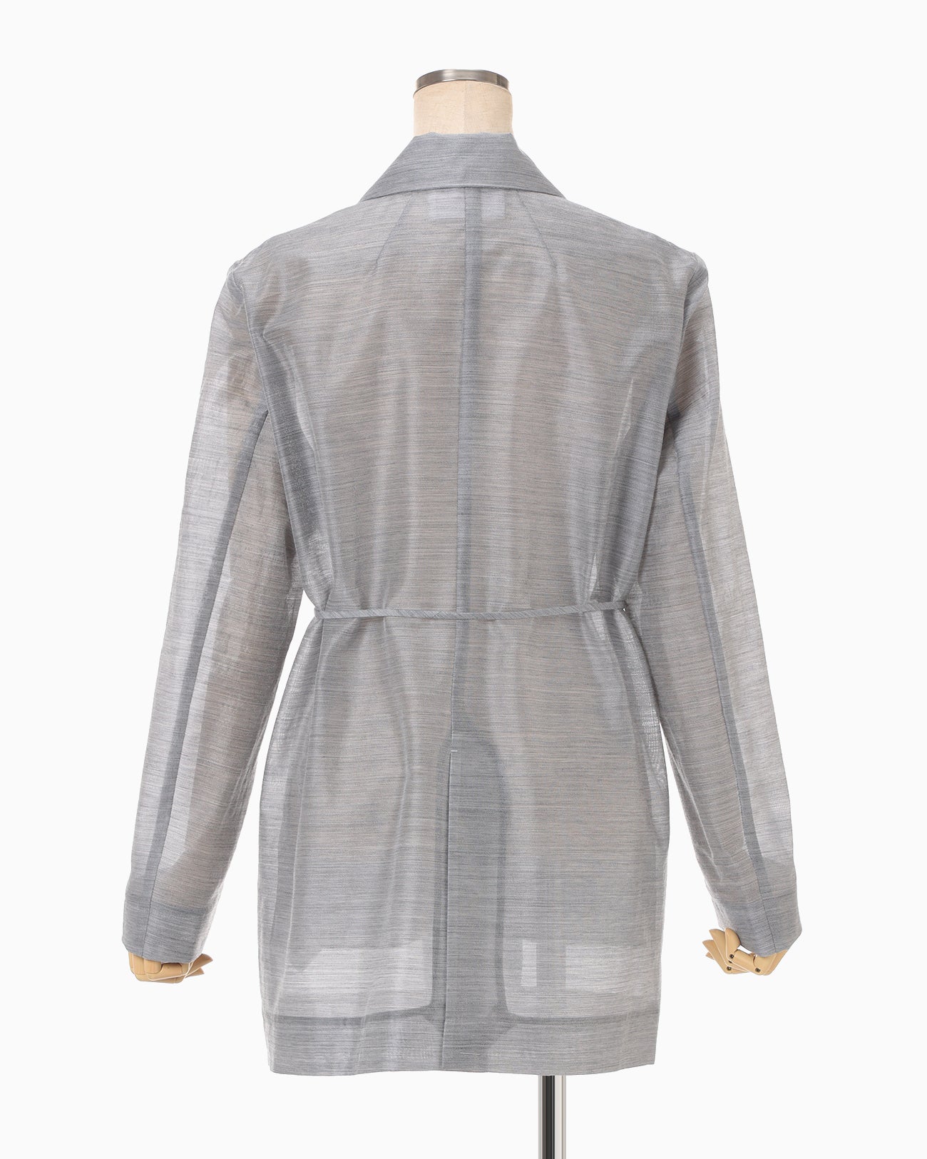 Wool Nylon Shimmering Jacket - grey - Mame Kurogouchi
