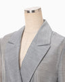 Wool Nylon Shimmering Jacket - grey
