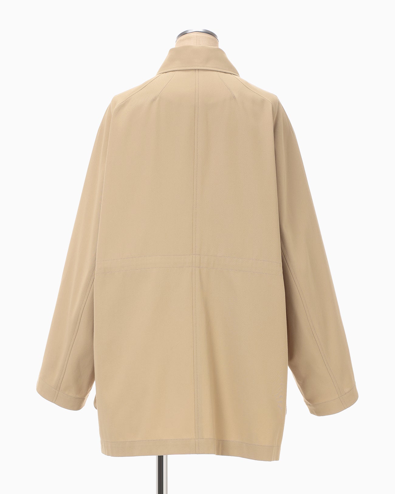 Cording Embroidery Detailed Middle Length Jacket - beige - Mame