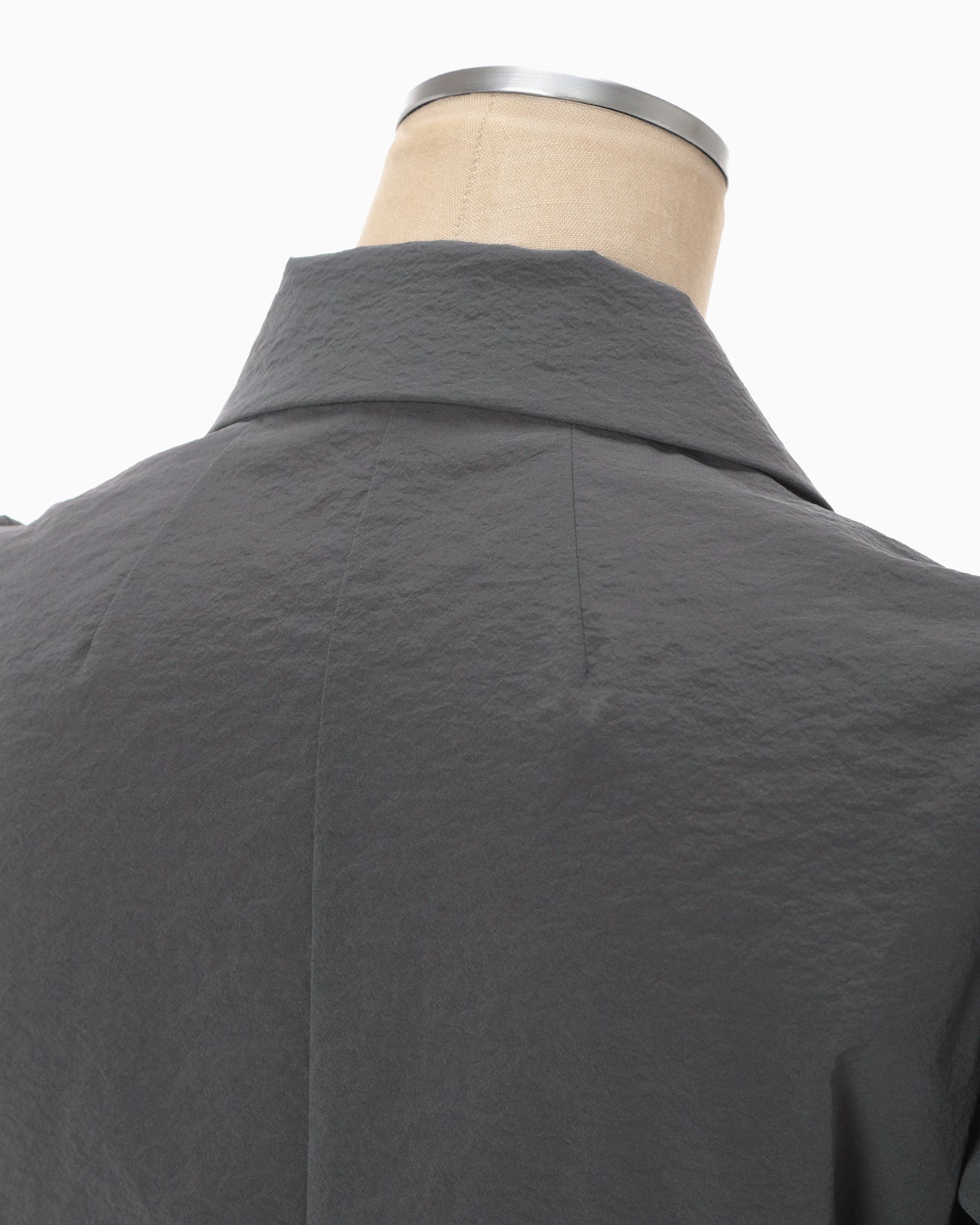 Stretch Beaded Detail Tuck Jacket - grey - Mame Kurogouchi