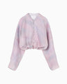 Triple-Layer Aurora-Dyed Jacket - pink