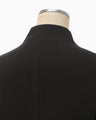 Triacetate Polyester Dropped Shoulder Jacket - black