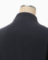 Triacetate Polyester Dropped Shoulder Jacket - navy