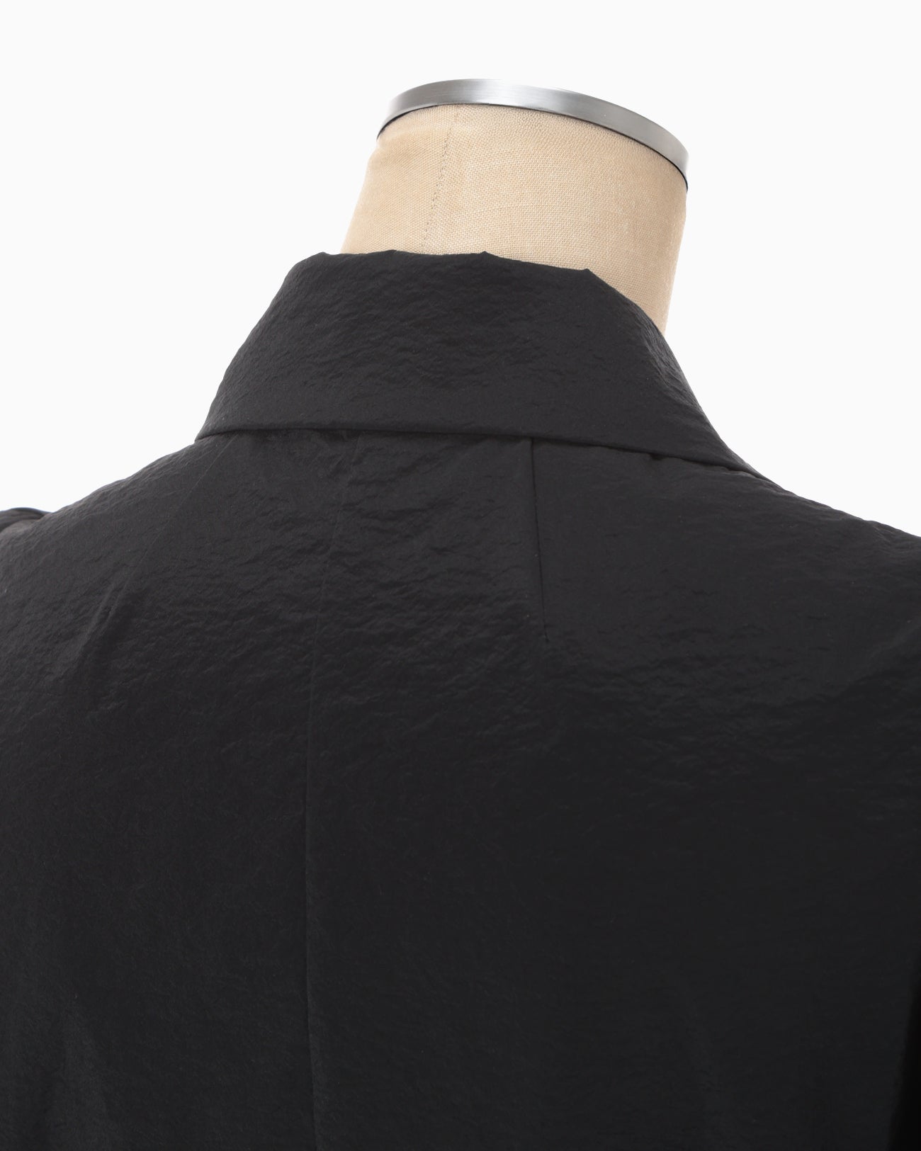 Stretch Beaded Detail Tuck Jacket - black - Mame Kurogouchi