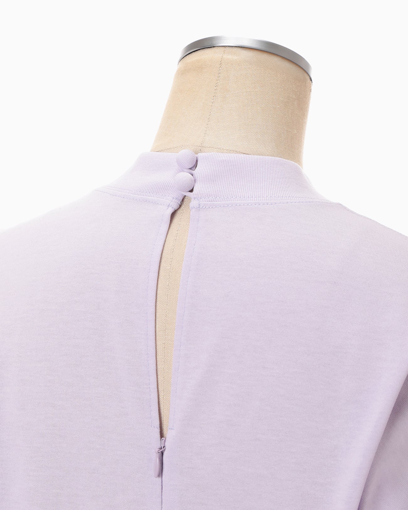 Cotton Jersey Flare Dress - purple - Mame Kurogouchi