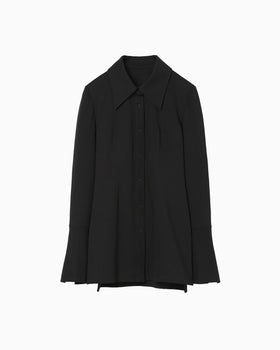 Cotton Jersey Shirt - black