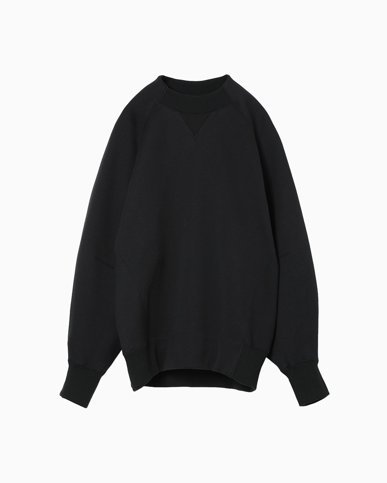 Double Face Jersey Relaxed Top - black - Mame Kurogouchi