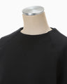 Double Face Jersey Relaxed Top - black