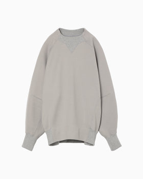 Double Face Jersey Relaxed Top - grey