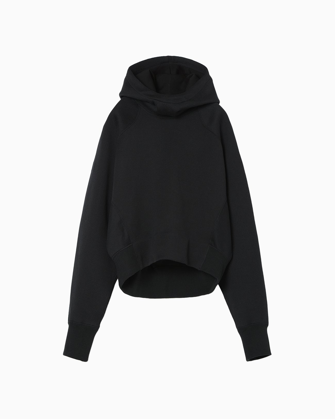 Double Face Jersey Relaxed Hoodie - black - Mame Kurogouchi