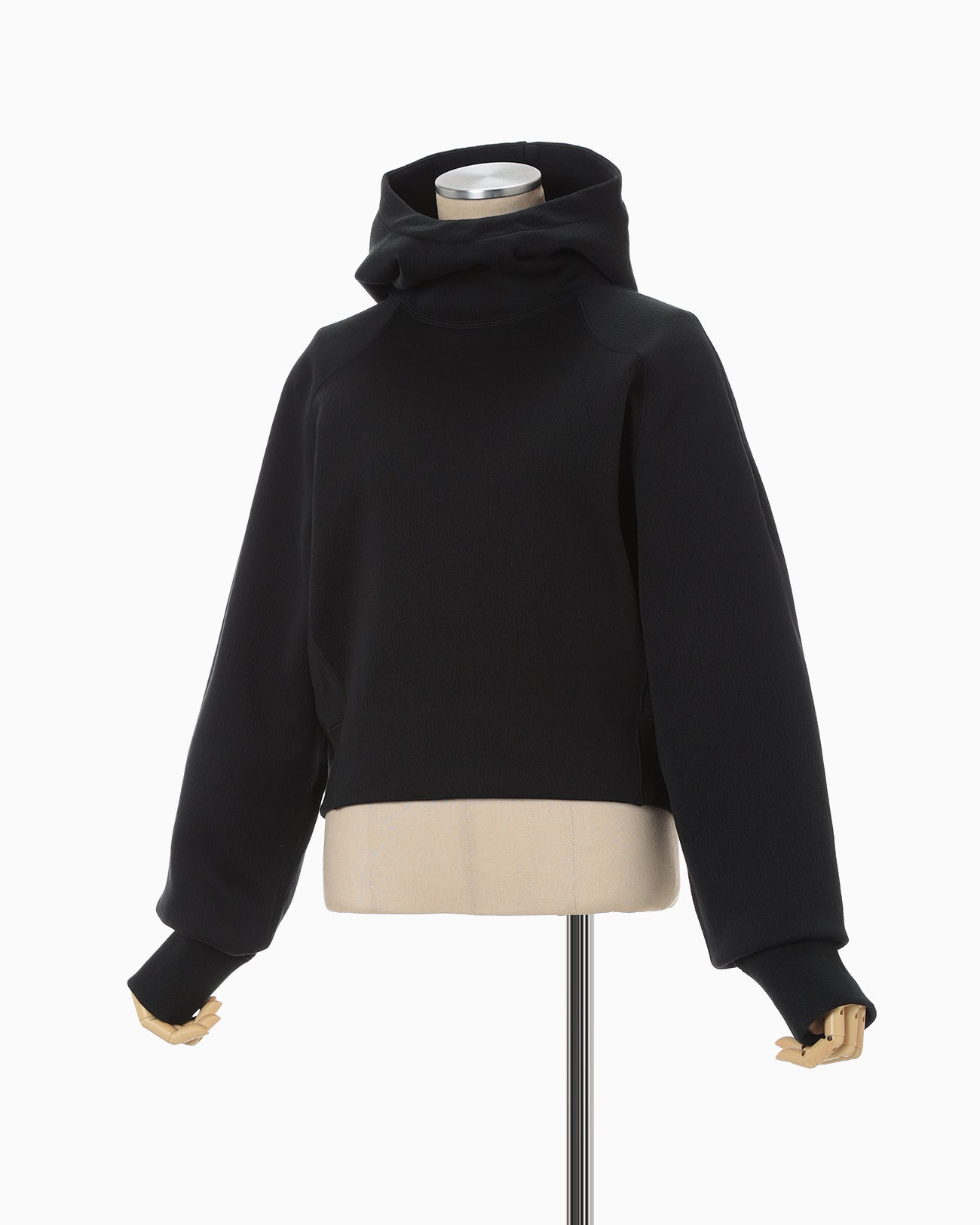 Double Face Jersey Relaxed Hoodie - black - Mame Kurogouchi