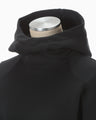 Double Face Jersey Relaxed Hoodie - black