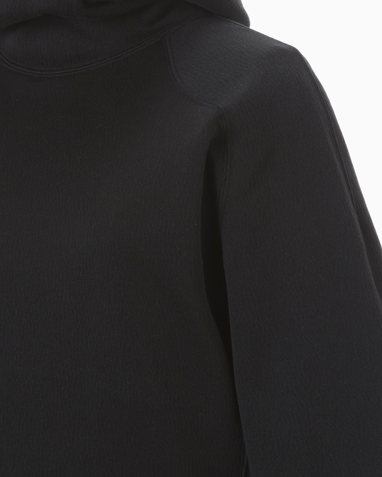 Double Face Jersey Relaxed Hoodie - black - Mame Kurogouchi