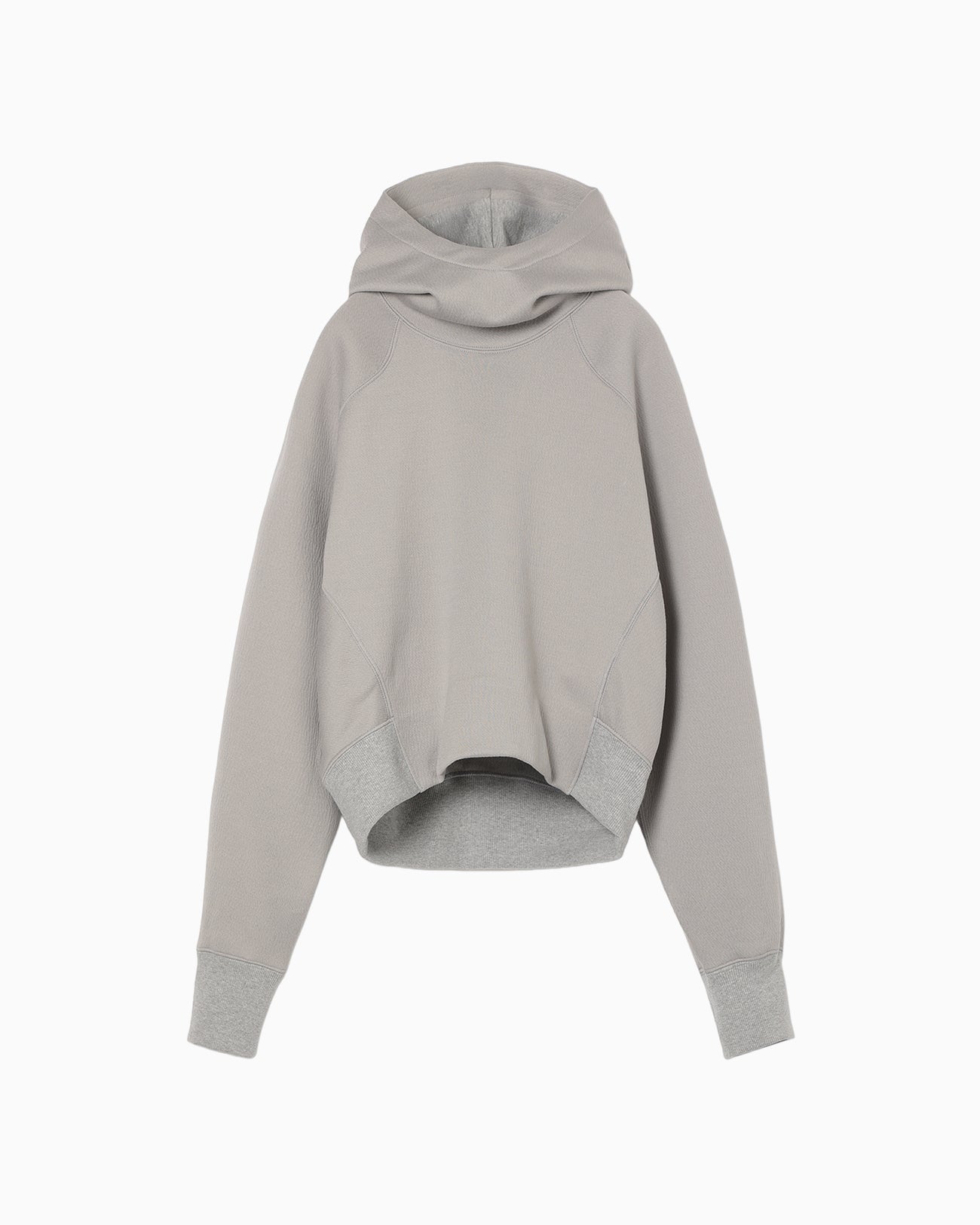 Double Face Jersey Relaxed Hoodie - grey - Mame Kurogouchi