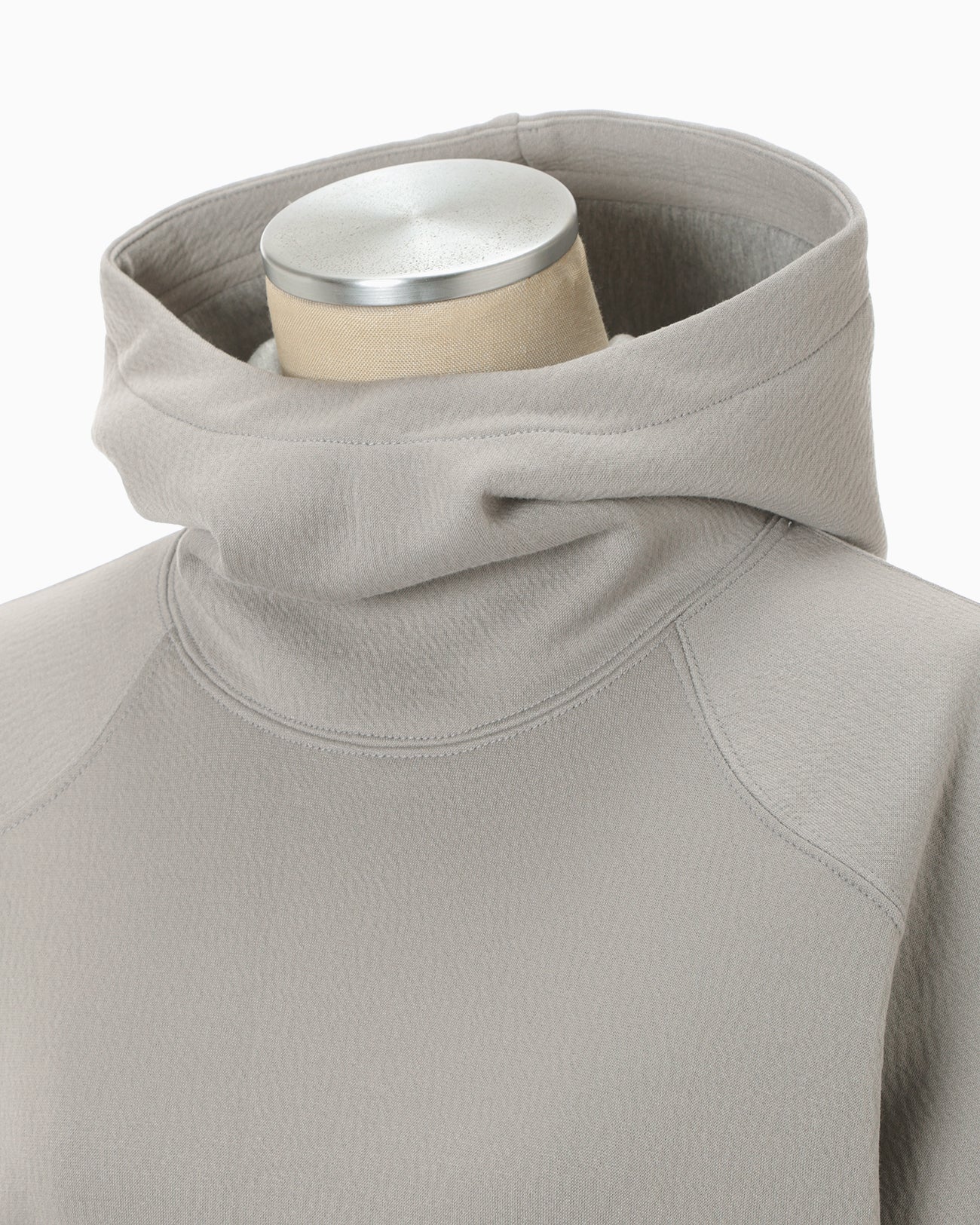 Double Face Jersey Relaxed Hoodie - grey - Mame Kurogouchi