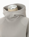 Double Face Jersey Relaxed Hoodie - grey