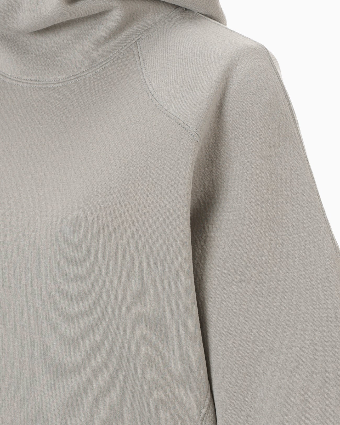 Double Face Jersey Relaxed Hoodie - grey - Mame Kurogouchi