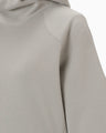 Double Face Jersey Relaxed Hoodie - grey