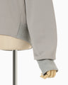 Double Face Jersey Relaxed Hoodie - grey
