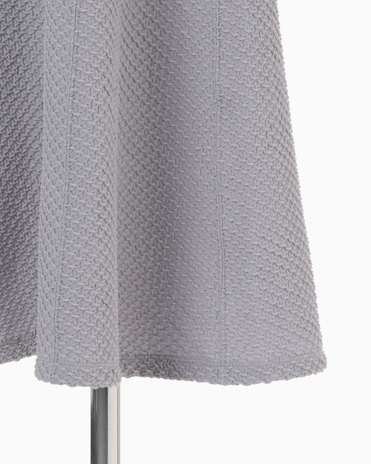 Shirring Jersey Jacquard Dress - grey - Mame Kurogouchi