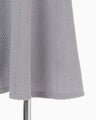 Shirring Jersey Jacquard Dress - grey