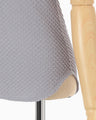 Shirring Jersey Jacquard Sleeveless Top - grey