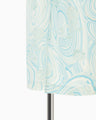 Marble Print Jersey Dress - blue