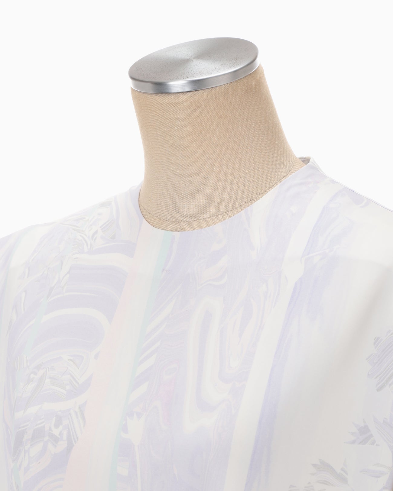 Marble Print Jersey Dress - purple - Mame Kurogouchi