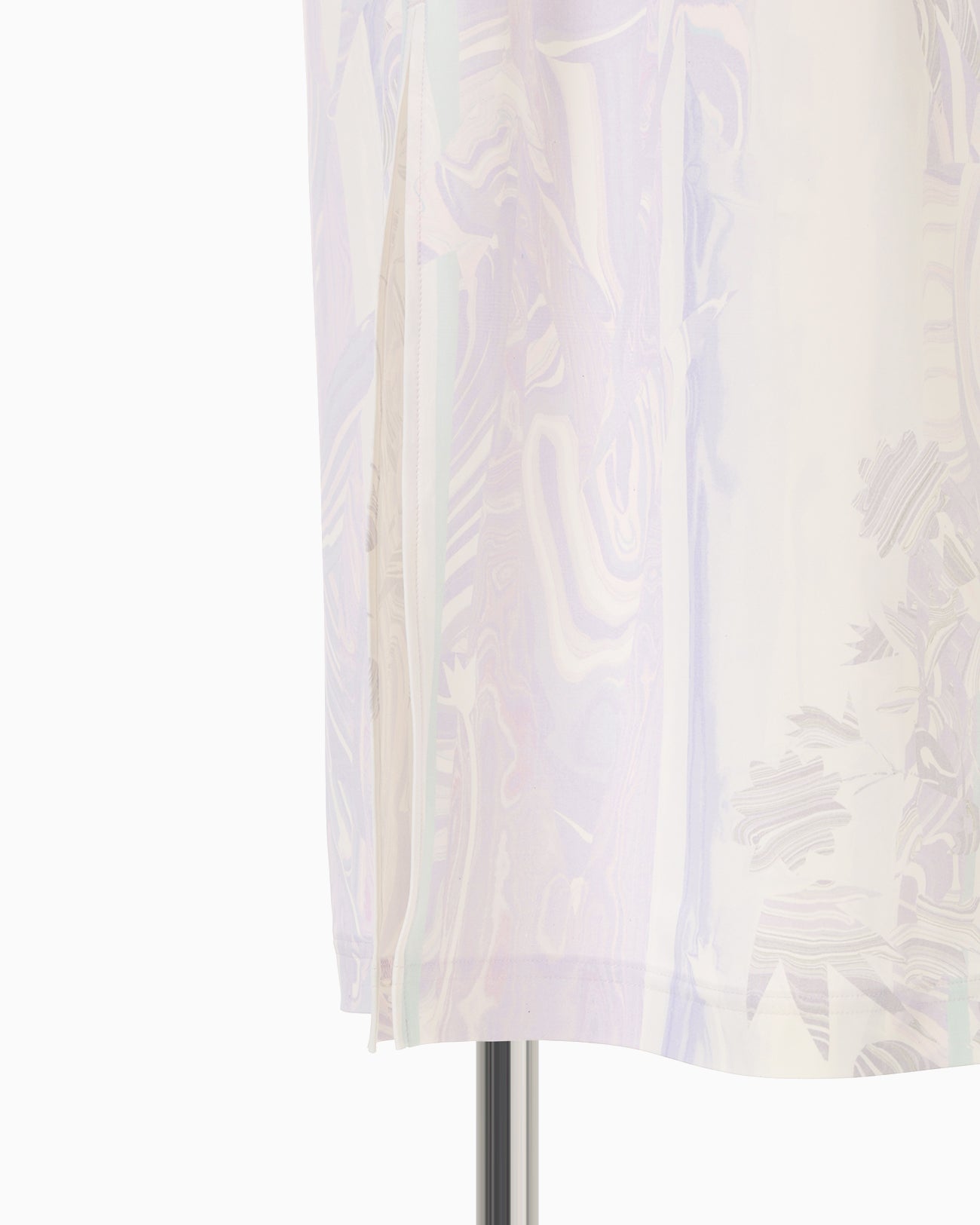 Marble Print Jersey Dress - purple - Mame Kurogouchi