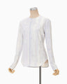 Marble Print Jersey Long Sleeve Top - purple