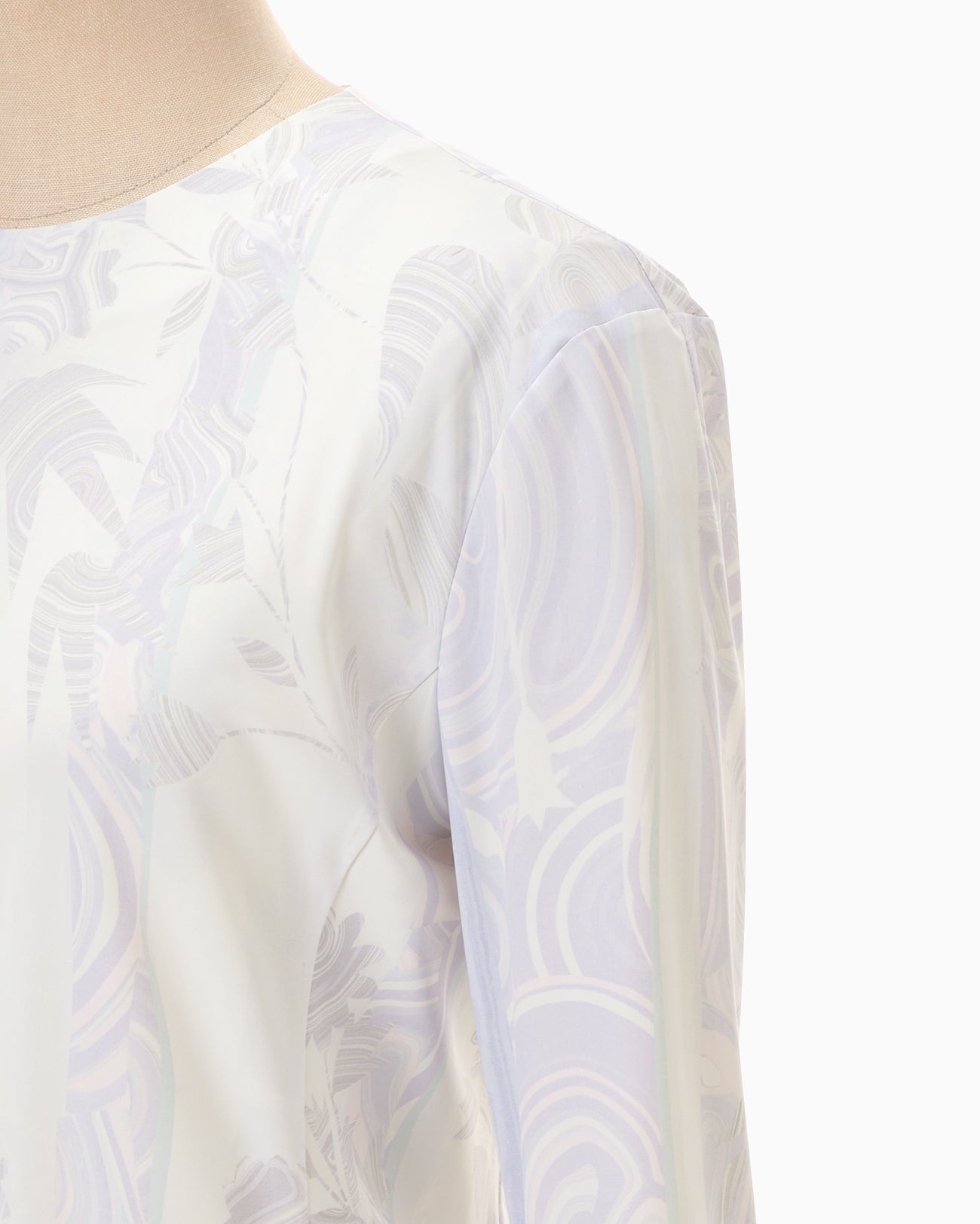 その他 Mame Kurogouchi Marble Print Jersey top Mame Kurogouchi Marble Print Jersey Short Sleeve Top - Altamira