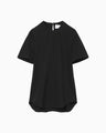 Cotton Plainstitch Top - black