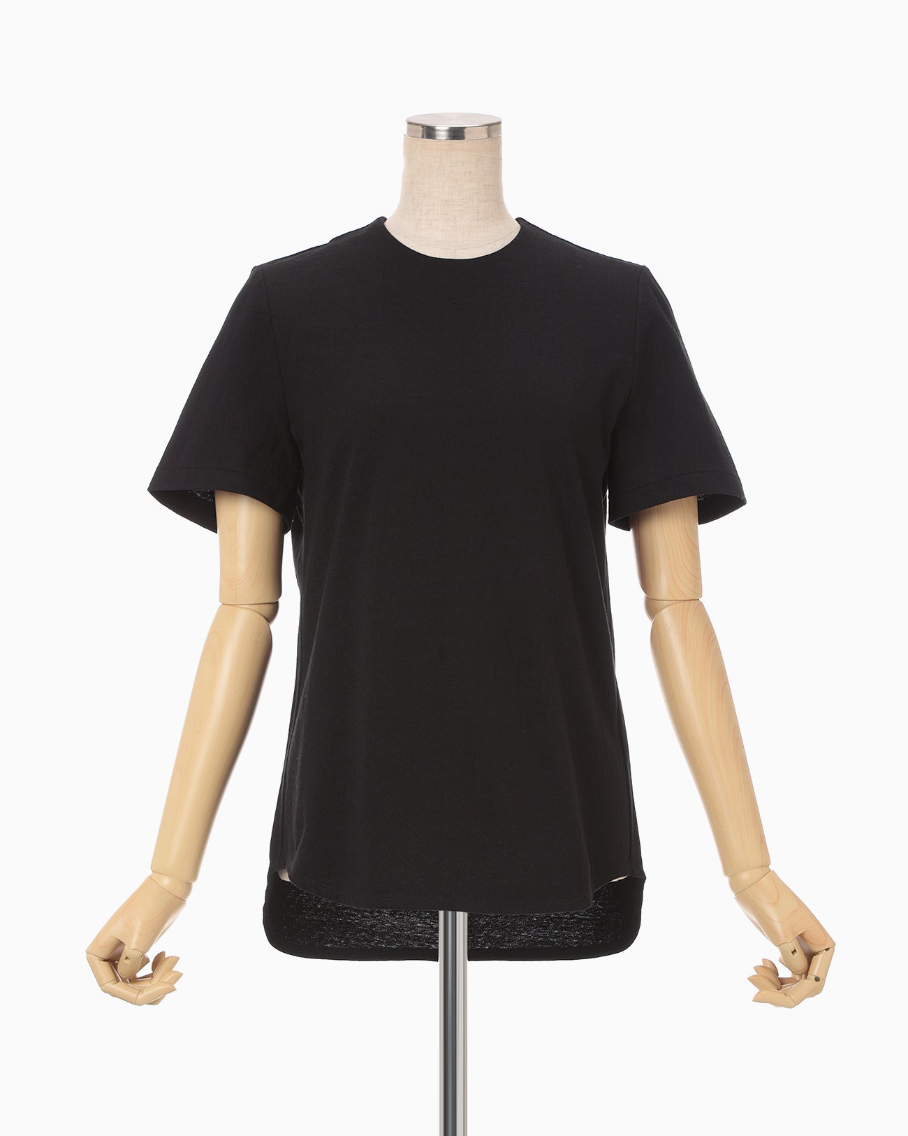 Cotton Plainstitch Top - black - Mame Kurogouchi