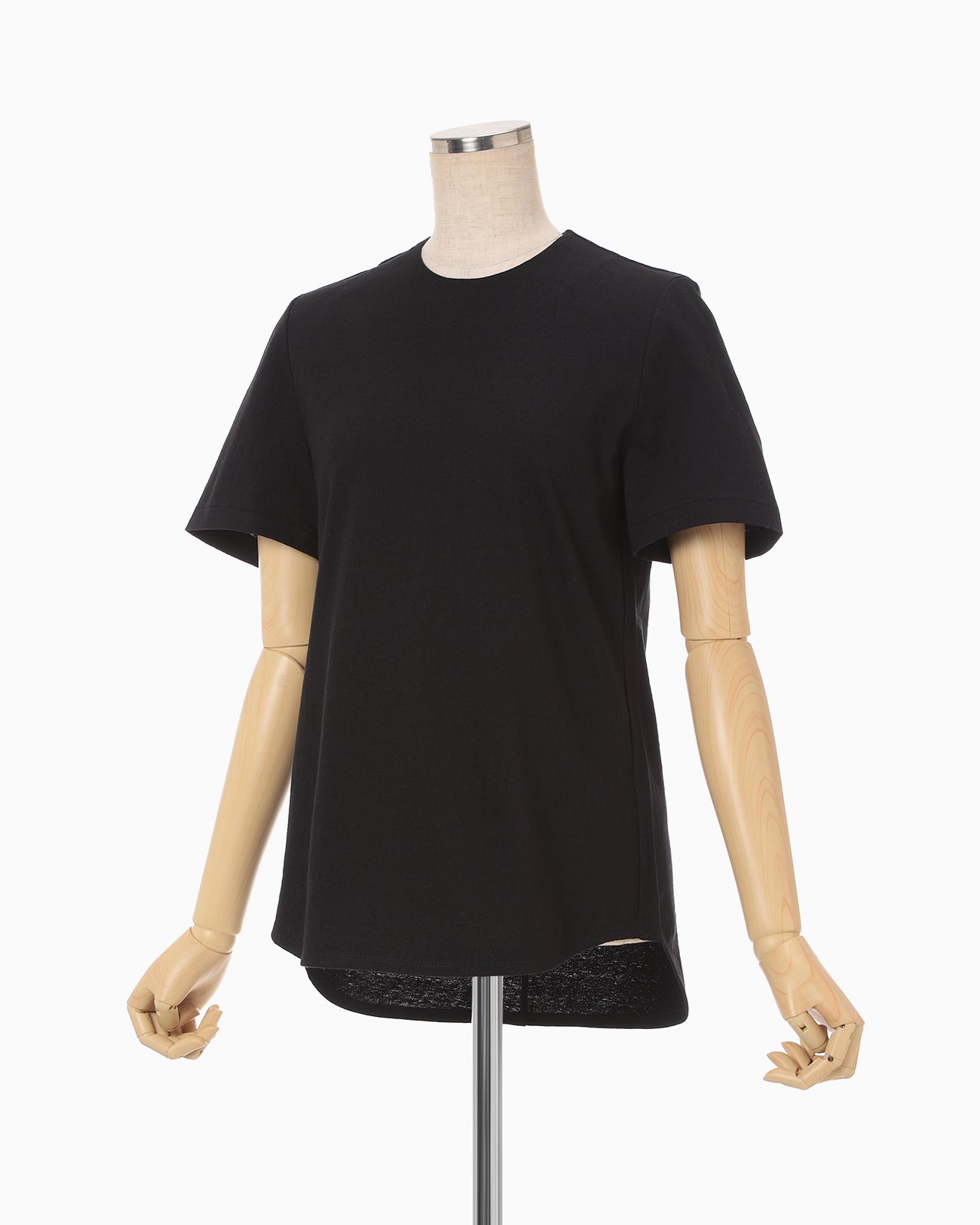Cotton Plainstitch Top - black - Mame Kurogouchi