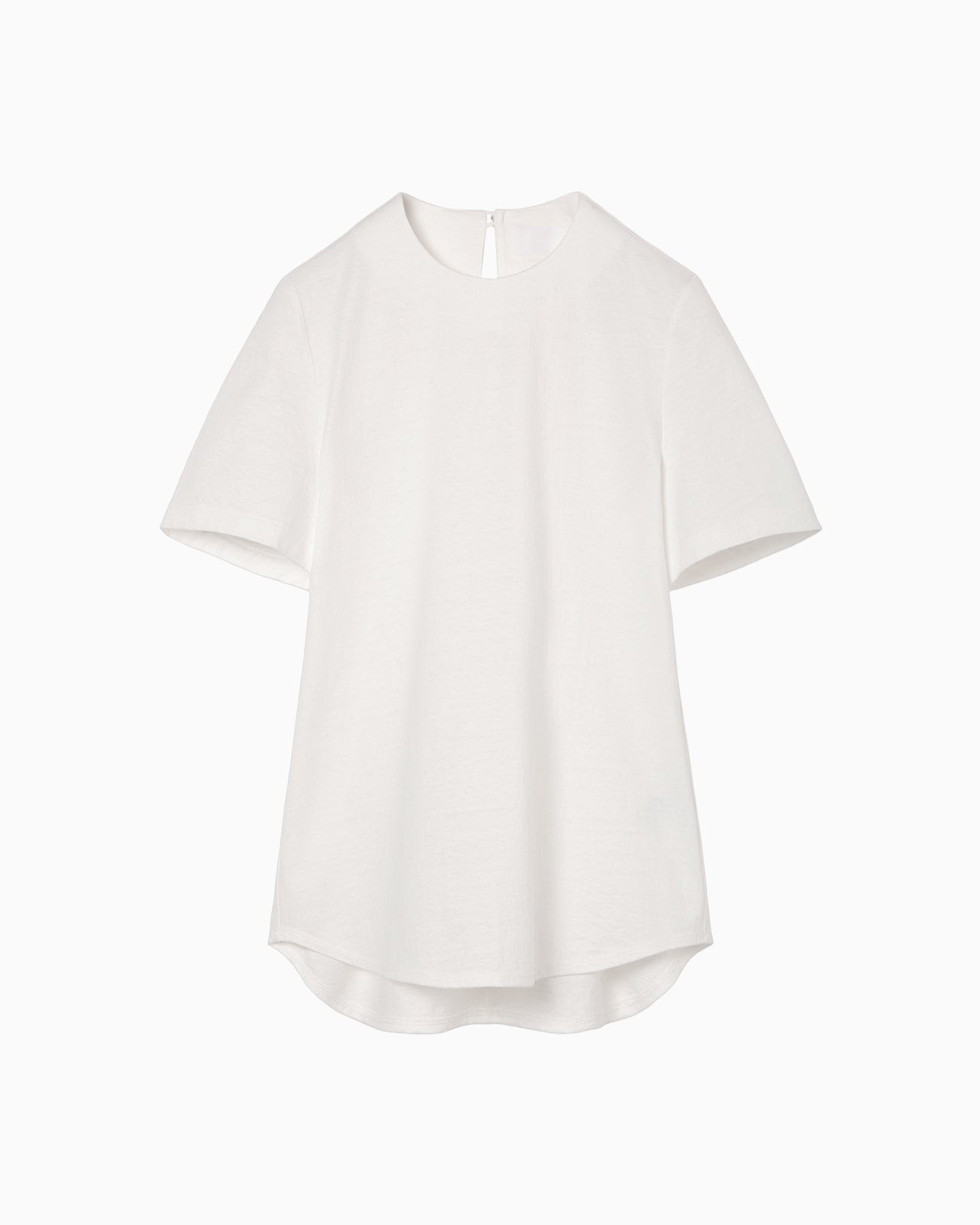 Cotton Plainstitch Top - white - Mame Kurogouchi