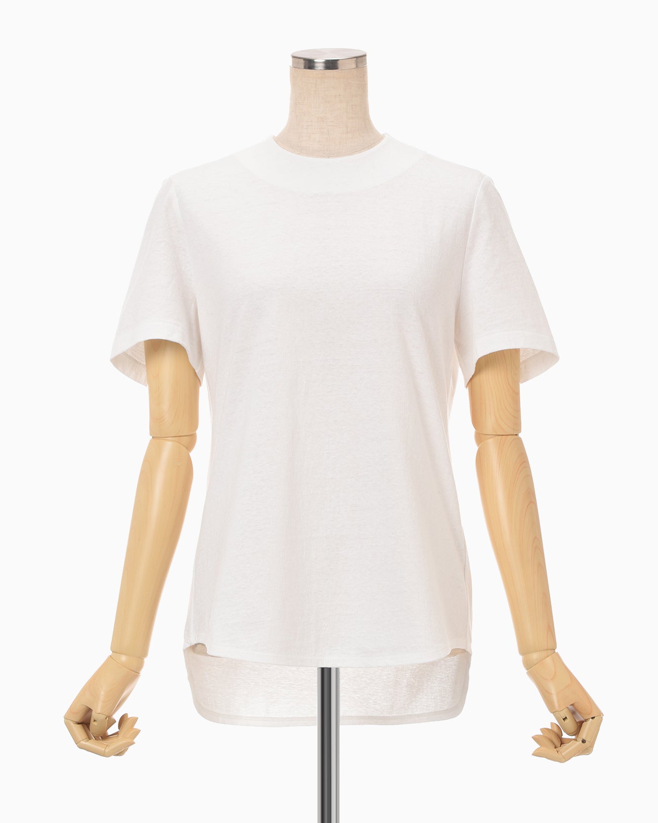 みわ Cotton Plainstitch Top - white - Mame Kurogouchi