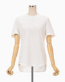 Cotton Plainstitch Top - white