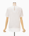Cotton Plainstitch Top - white