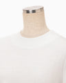 Cotton Plainstitch Top - white