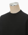 Floral Embroidery Oversized Sweat Top - black