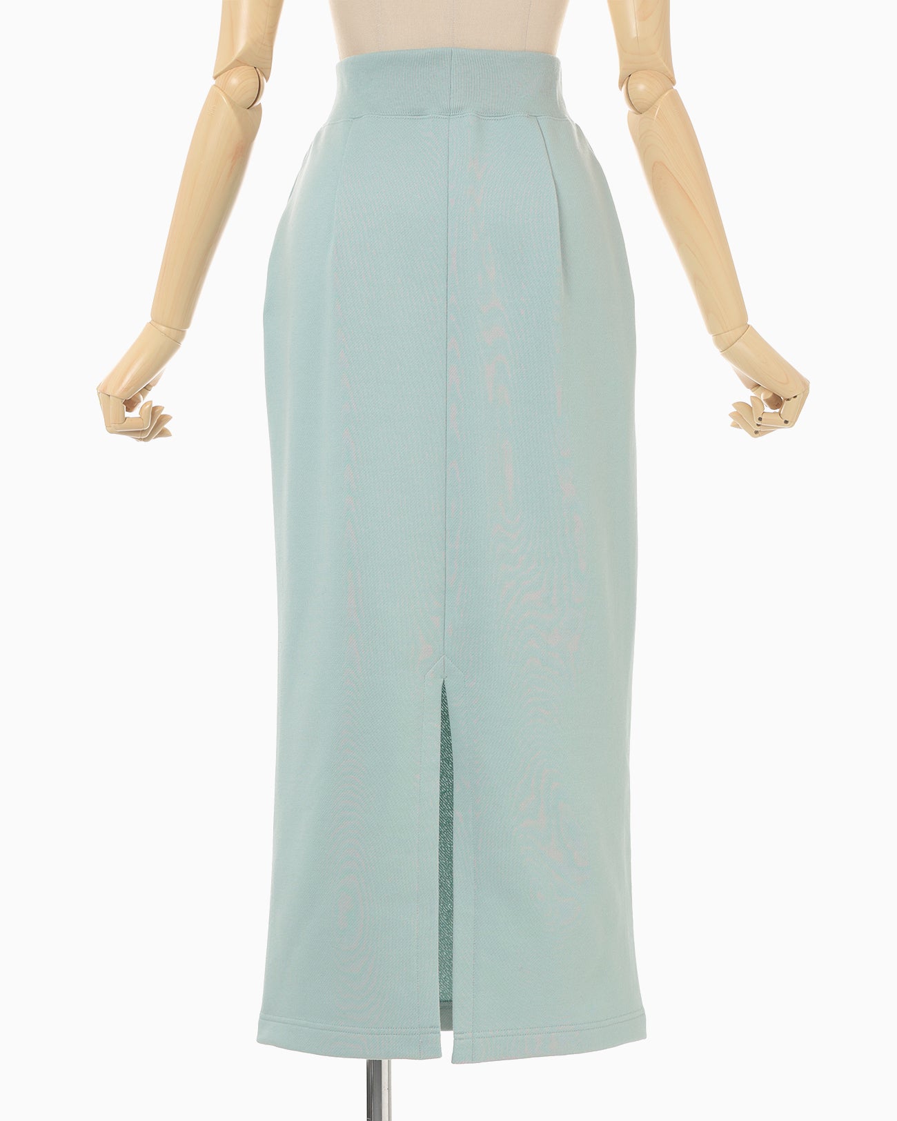 Floral Embroidery Sweat Skirt - light blue - Mame Kurogouchi