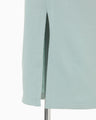 Floral Embroidery Sweat Skirt - light blue